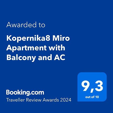 Kopernika8 Miro Apartment With Balcony And Ac Красков Екстериор снимка